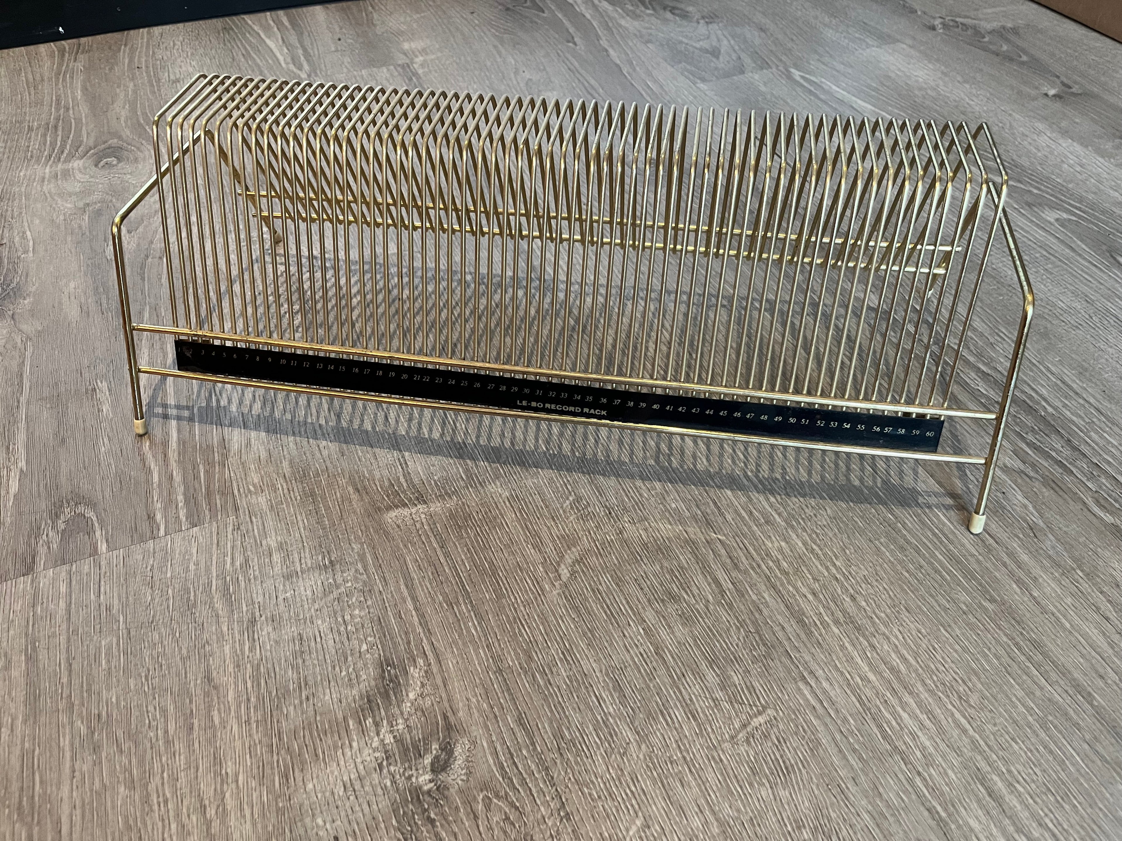 VINYL - LE-BO RECORD RACK FOR 7" VINYL (60-SLOTS) | Excellent (EX) Excellent (EX)