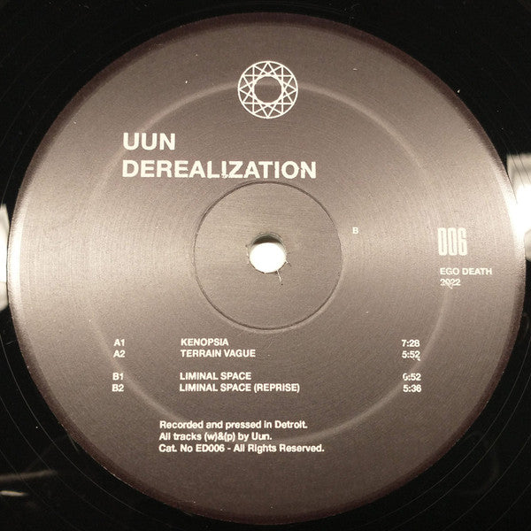 Derealization LP | Mint (M) Mint (M)