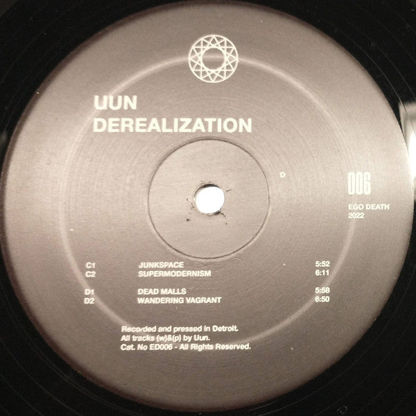 Derealization LP | Mint (M) Mint (M)