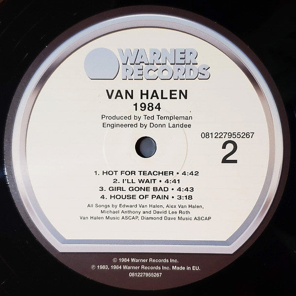 Van Halen - 1984 (VINYL) | Mint (M) Mint (M)