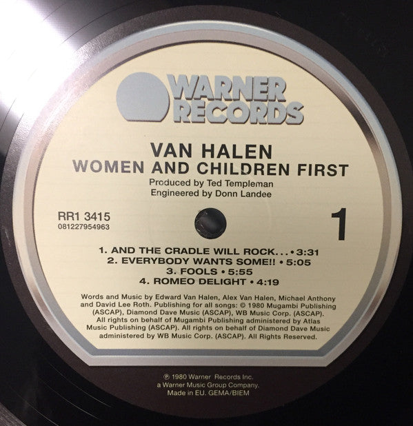 Women And Children First (VINYL LP) | Mint (M) Mint (M)