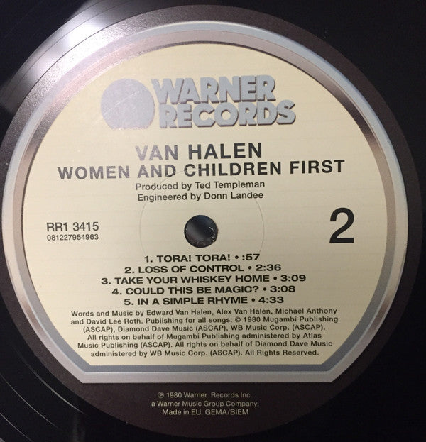 Women And Children First (VINYL LP) | Mint (M) Mint (M)