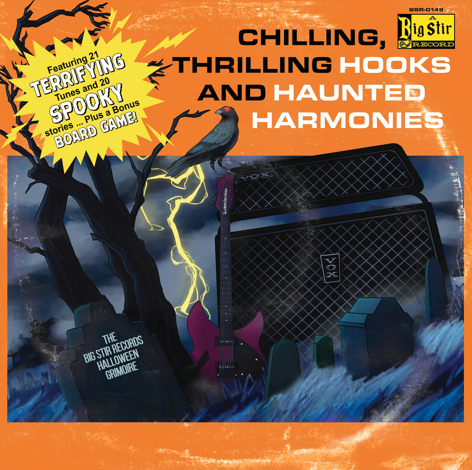 CHILLING, THRILLING HOOKS AND HAUNTED HARMONIES: THE BIG STIR RECORDS HALLOWEEN GRIMOIRE | Mint (M) Mint (M)