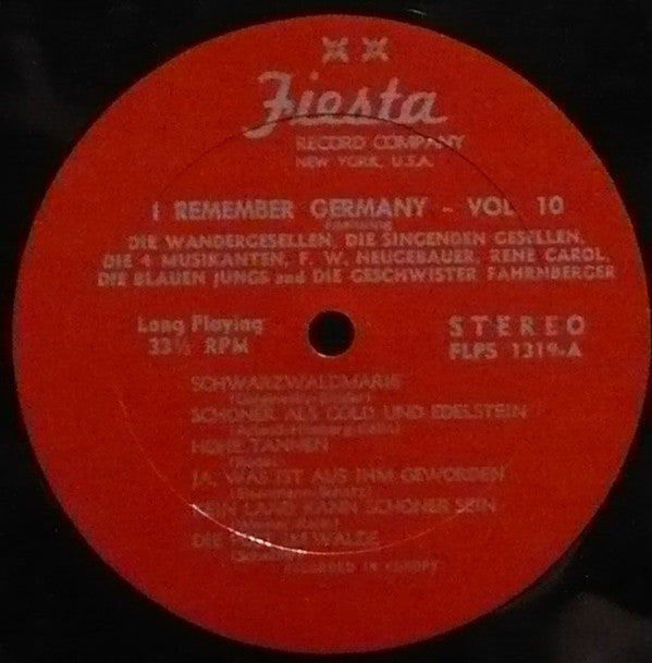 I Remember Germany Vol. 10 | Near Mint (NM) Near Mint (NM)