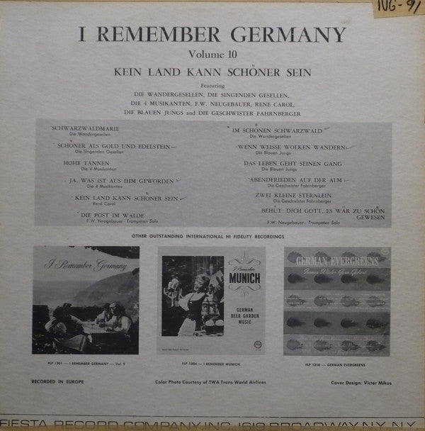 I Remember Germany Vol. 10 | Near Mint (NM) Near Mint (NM)
