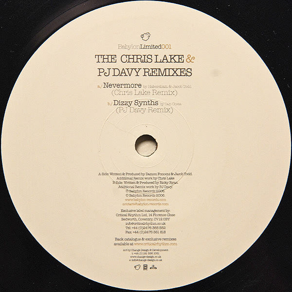 Nevermore / Dizzy Synths (Remixes) | Mint (M) Mint (M)