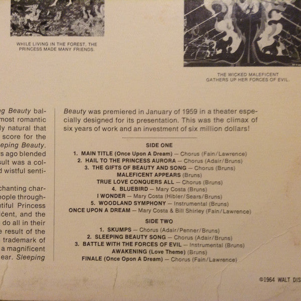 Various - Walt Disney's Sleeping Beauty (Music From The Original Motion Picture Sound Track) | Very Good Plus (VG+) Near Mint (NM)