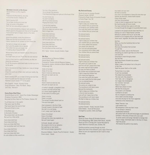 We Are Not For Sale (Songs Of Protest By The NC Music Love Army) | Mint (M) Mint (M)