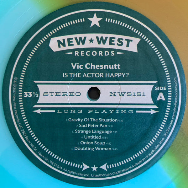Is The Actor Happy? (SEAGLASS & GOLD SPLIT VINYL) | Mint (M) Mint (M)