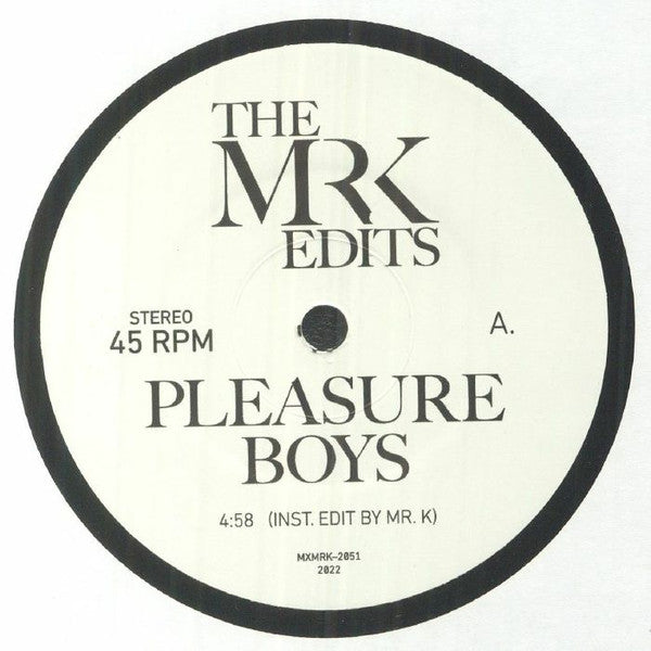 Pleasure Boys / Emotional Disguise 7" | Mint (M) Generic