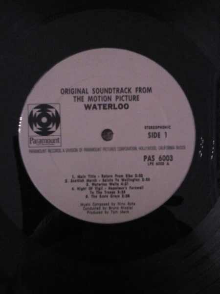 Nino Rota - Waterloo (Original Soundtrack Recording) (VINYL) | Near Mint (NM) Near Mint (NM)