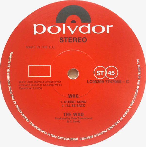 The Who - Who (2xVINYL) | Near Mint (NM) Near Mint (NM)