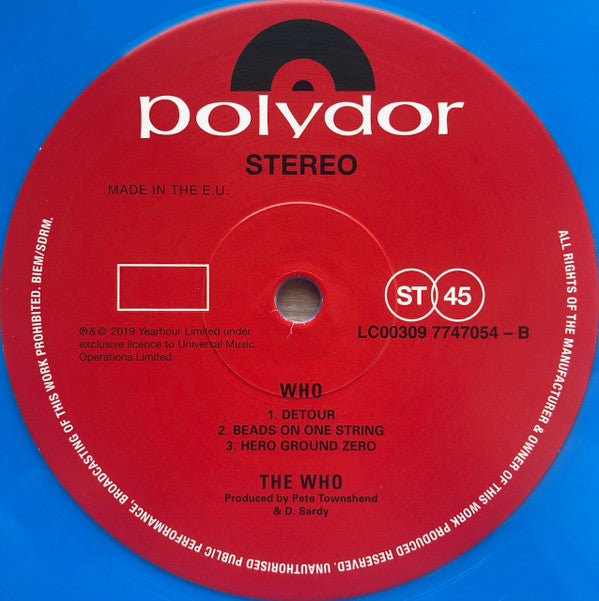 The Who - Who (2xVINYL) | Near Mint (NM) Near Mint (NM)