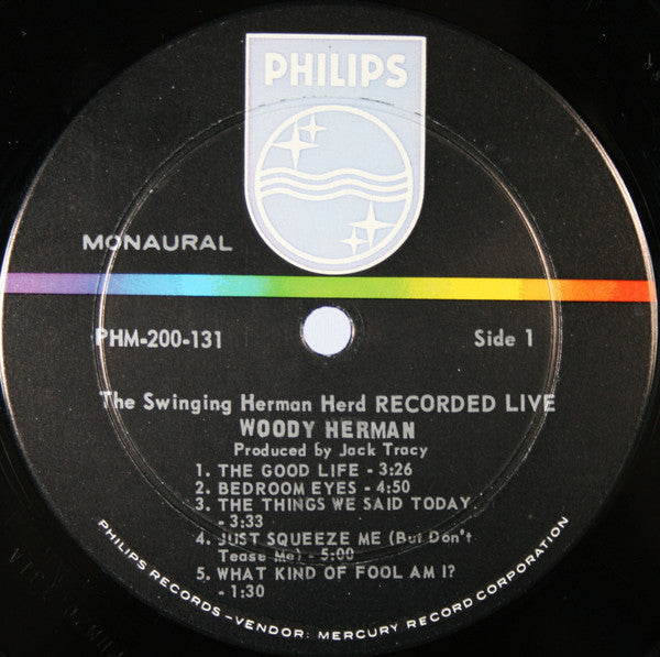 The Swinging Herman Herd Recorded Live | Near Mint (NM) Very Good Plus (VG+)