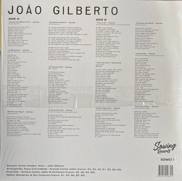 João Gilberto (CLEAR) | Mint (M)