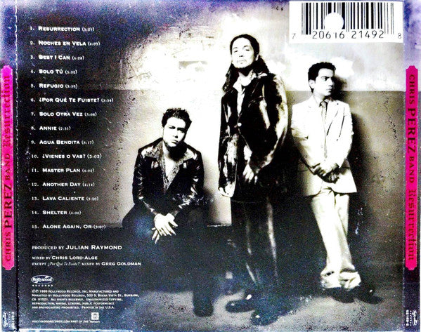 Chris Perez Band - Resurrection (CD) | Near Mint (NM) Near Mint (NM)