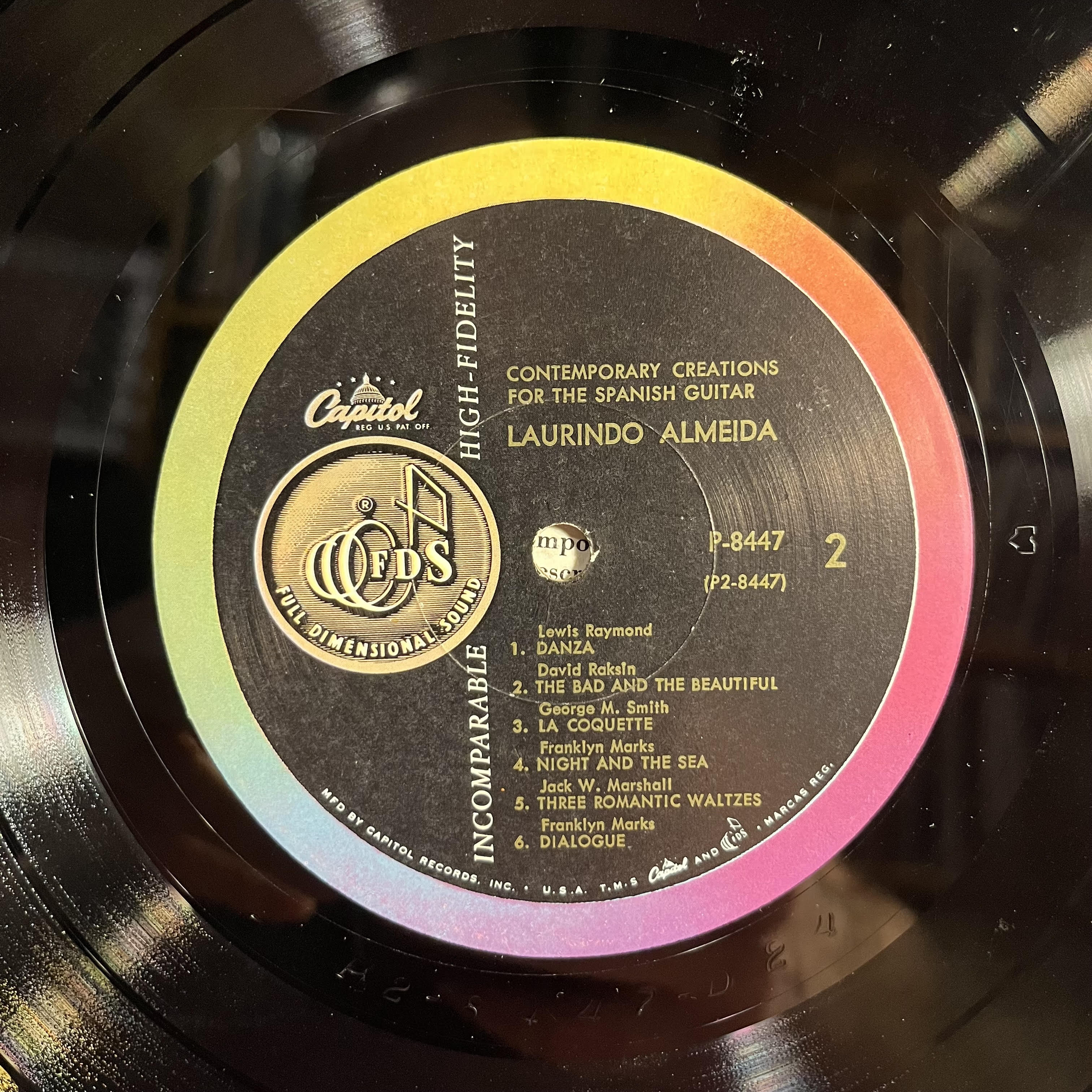 Laurindo Almeida - Contemporary Creations For Spanish Guitar | Very Good (VG) Excellent (EX)