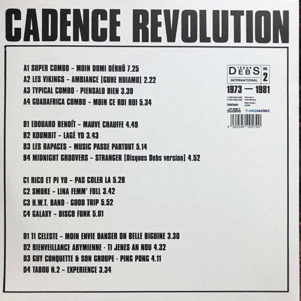 Disques Debs International Vol 2 (Cadence Revolution 1973-1981)(2xVINYL) | Mint (M) Mint (M)