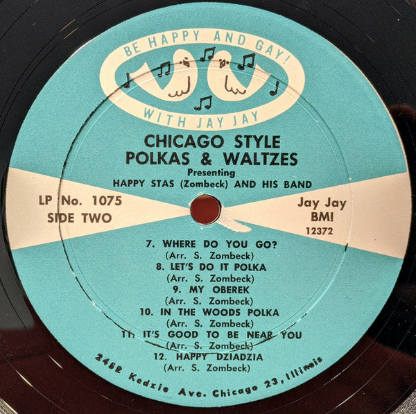 Happy Stas (Zombeck) And His Band - Chicago Style Polkas & Waltzes | Very Good Plus (VG+) Near Mint (NM)