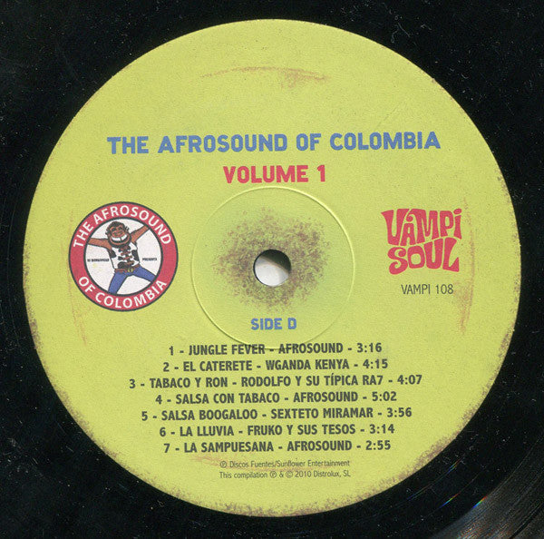 The Afrosound Of Colombia Volume 1 *LIGHT CREASE*(3xVINYL) | Mint (M) Excellent+ (EX+)