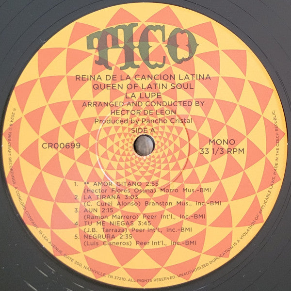 Queen Of Latin Soul / Reina De La Cancion Latina (COLOR VINYL) | Mint (M) Mint (M)