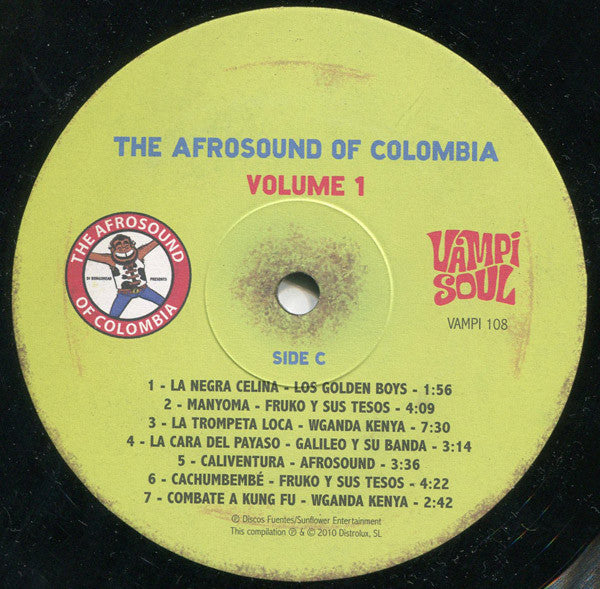 The Afrosound Of Colombia Volume 1 *LIGHT CREASE*(3xVINYL) | Mint (M) Excellent+ (EX+)