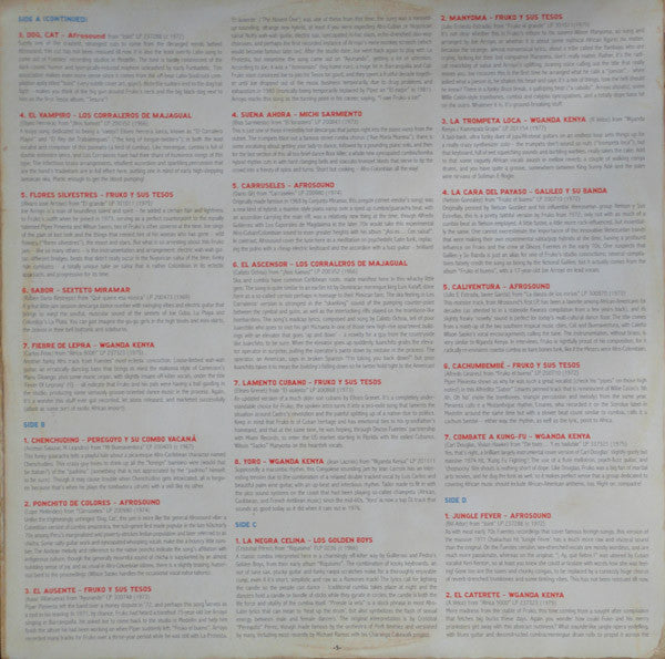 The Afrosound Of Colombia Volume 1 *LIGHT CREASE*(3xVINYL) | Mint (M) Excellent+ (EX+)