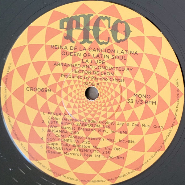 Queen Of Latin Soul / Reina De La Cancion Latina (COLOR VINYL) | Mint (M) Mint (M)