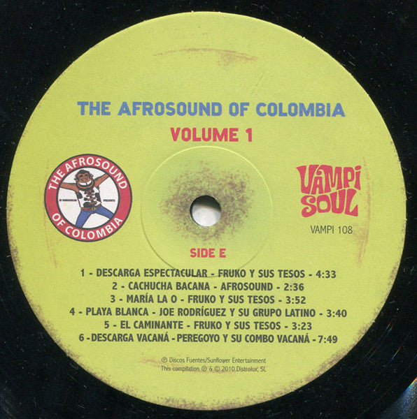 The Afrosound Of Colombia Volume 1 *LIGHT CREASE*(3xVINYL) | Mint (M) Excellent+ (EX+)