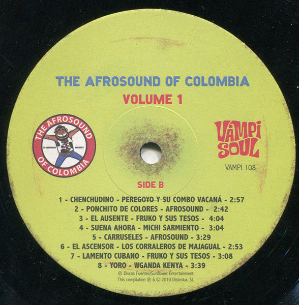 The Afrosound Of Colombia Volume 1 *LIGHT CREASE*(3xVINYL) | Mint (M) Excellent+ (EX+)