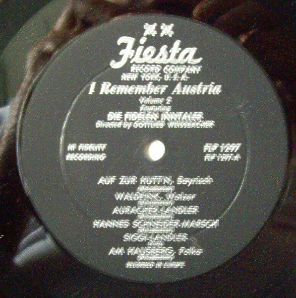 I Remember Austria Volume 2 (VINYL) | Excellent+ (EX+) Excellent+ (EX+)