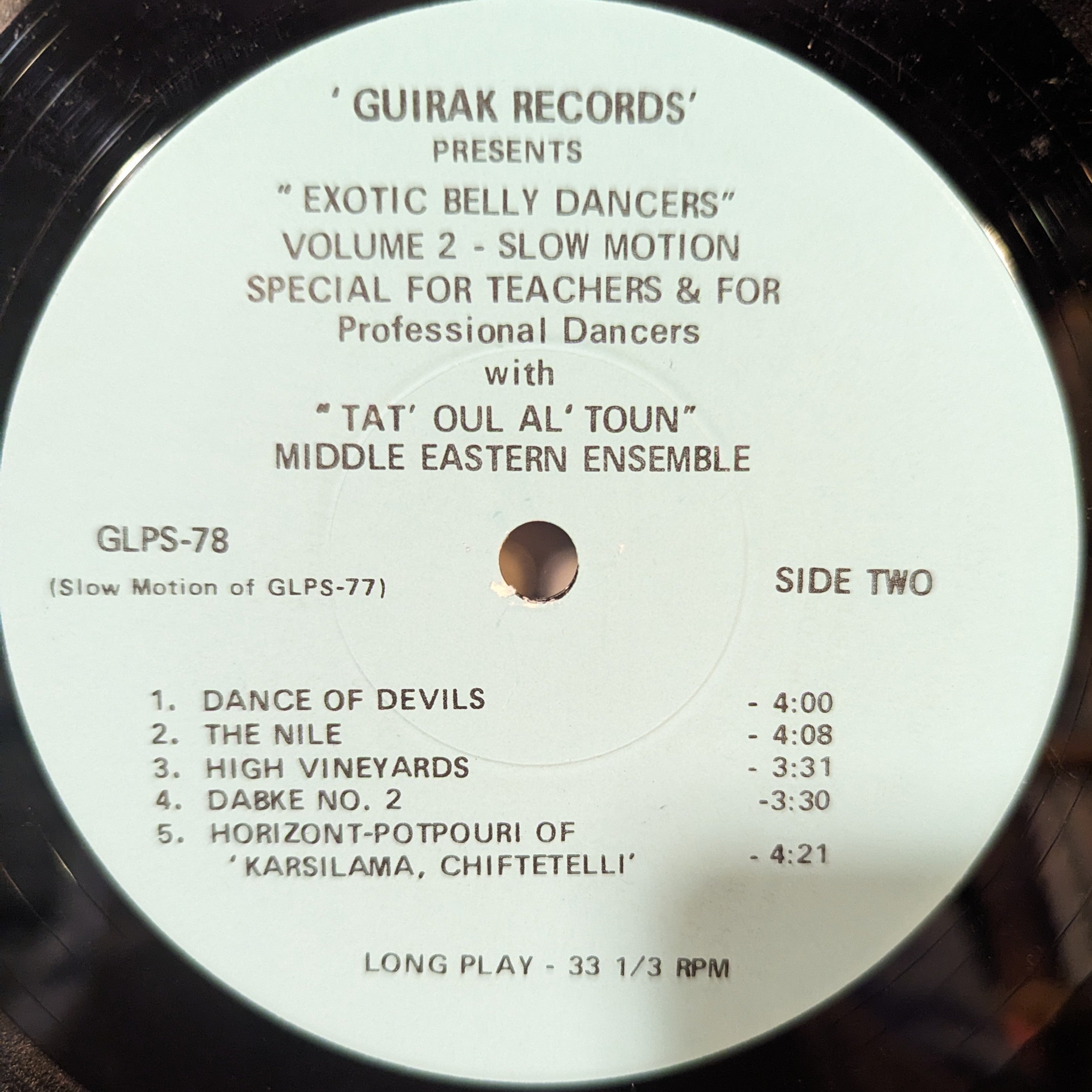 Exotic Belly Dancers *SIGNED* - Volume 2 | Excellent (EX) Very Good Plus (VG+)