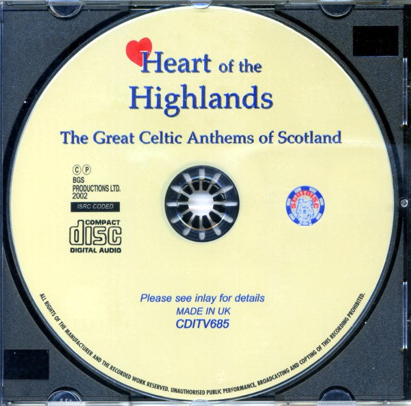 Various - Heart Of The Highlands (The Great Celtic Anthems Of Scotland) (CD) | Near Mint (NM) Excellent (EX)