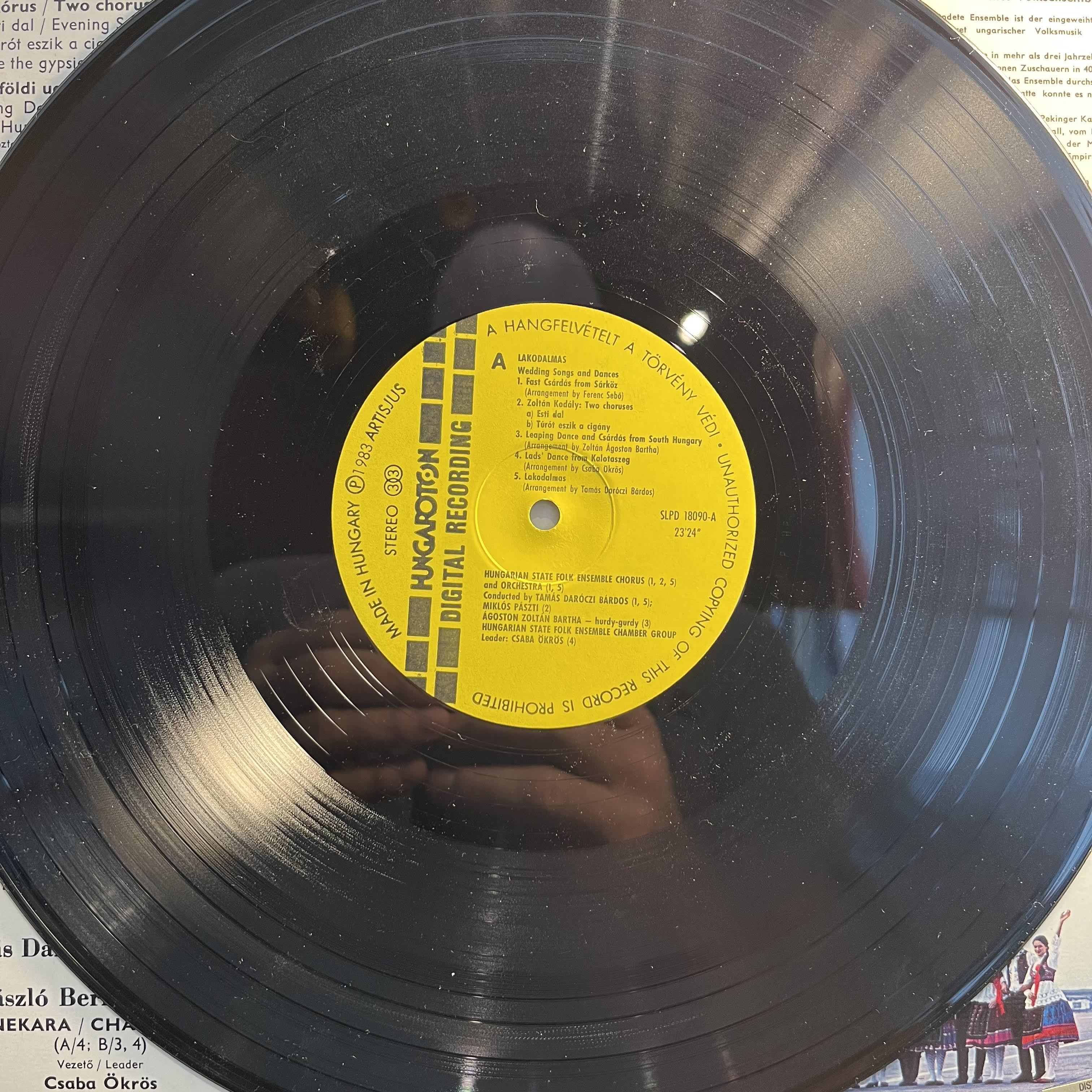 Wedding Songs And Dances = Lakodalmas *HUNGARY* | Near Mint (NM) Excellent (EX)