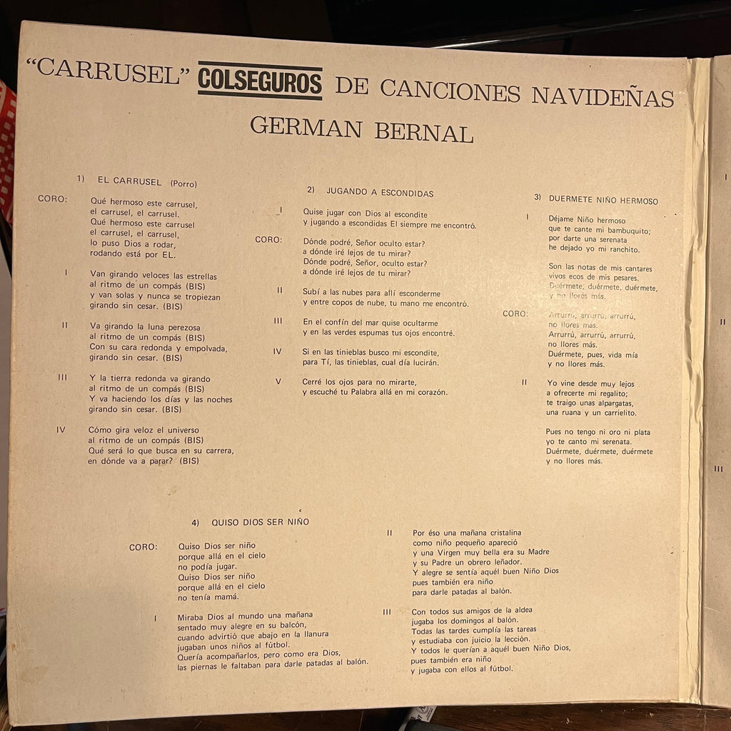 Carrusel / Colseguros De Canciones Navidenas | Near Mint (NM) Near Mint (NM)