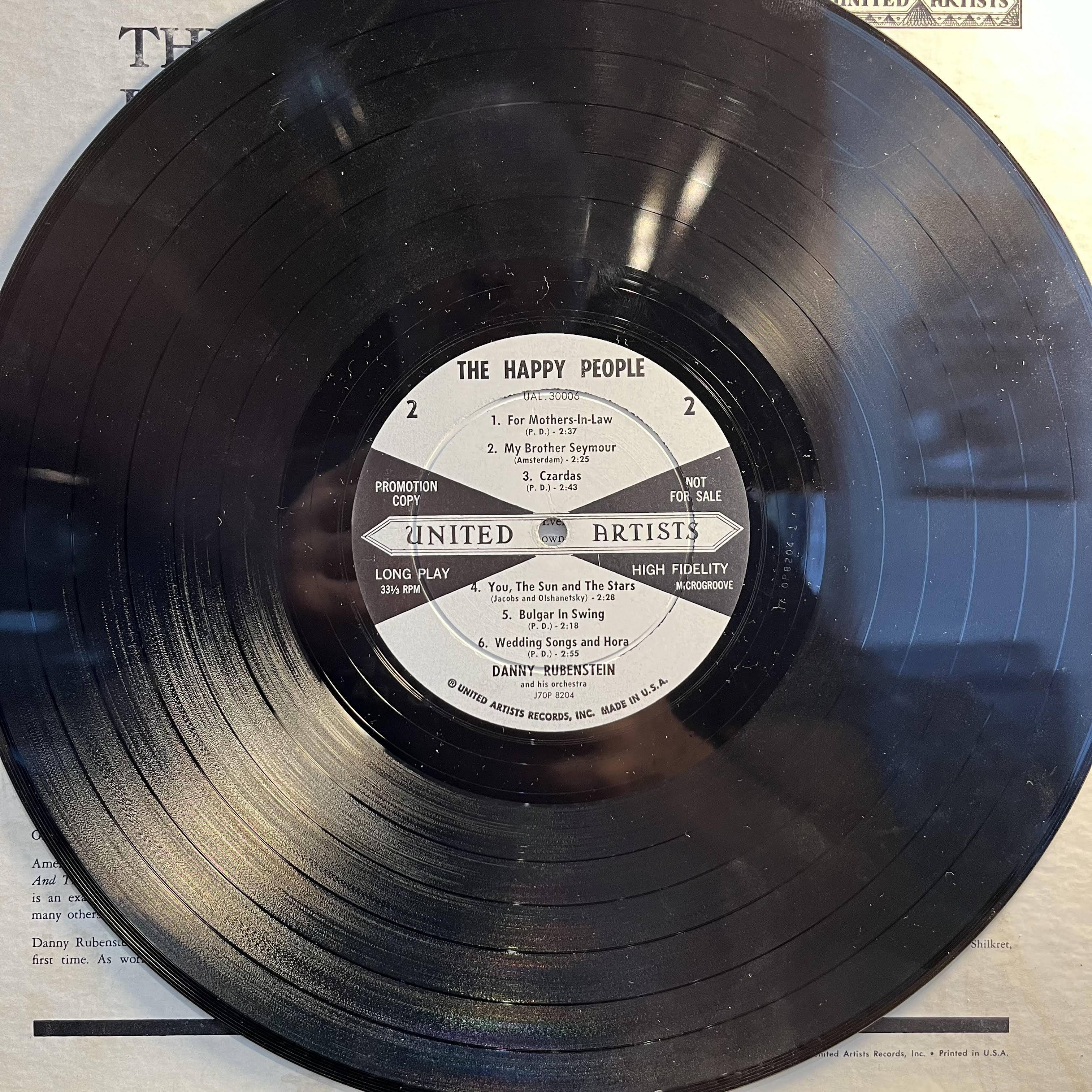 The Happy People *PROMO* | Very Good (VG) Very Good (VG)