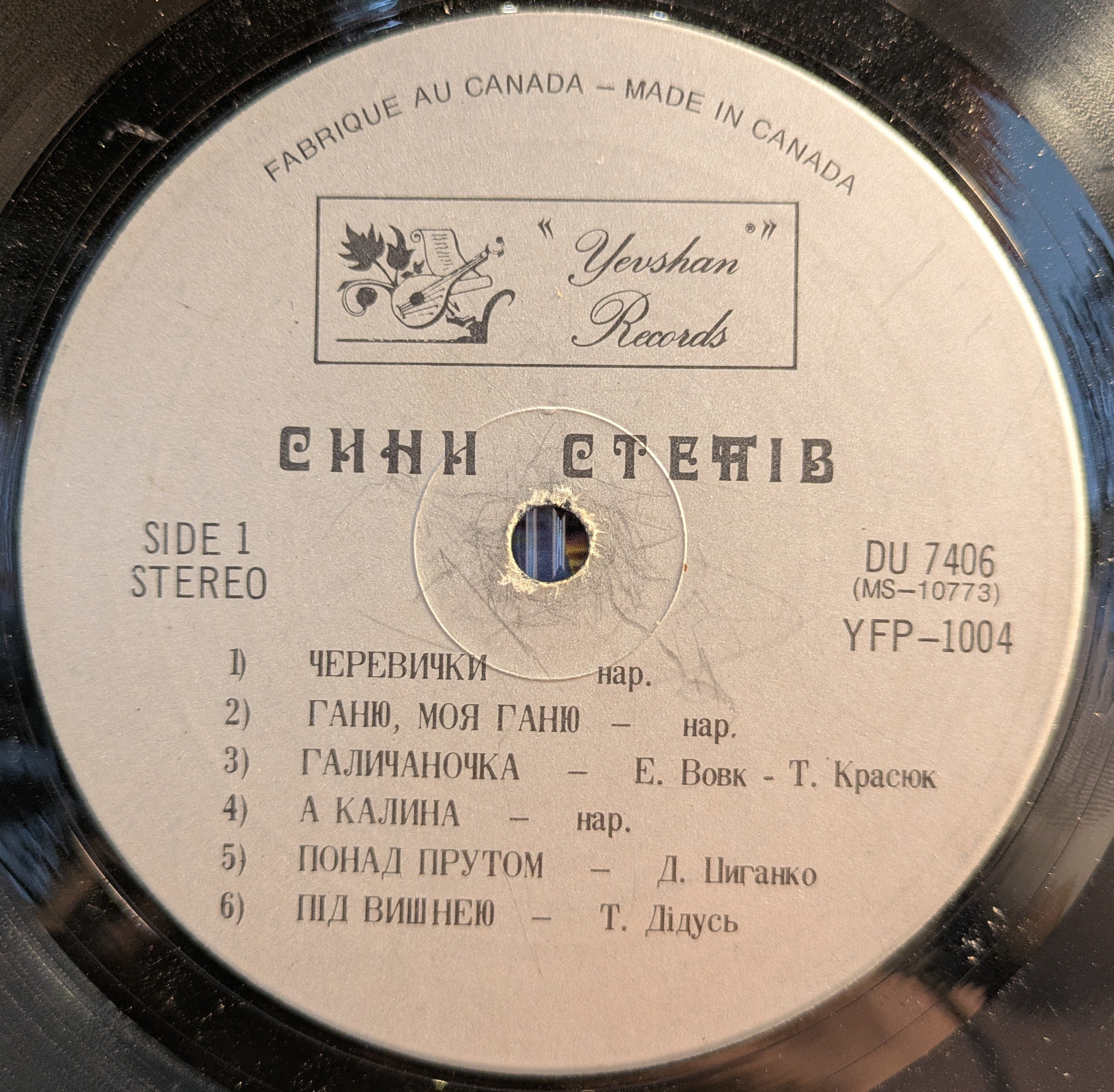 Сини Степів - Сини Степів (VINYL) | Very Good (VG) Excellent (EX)