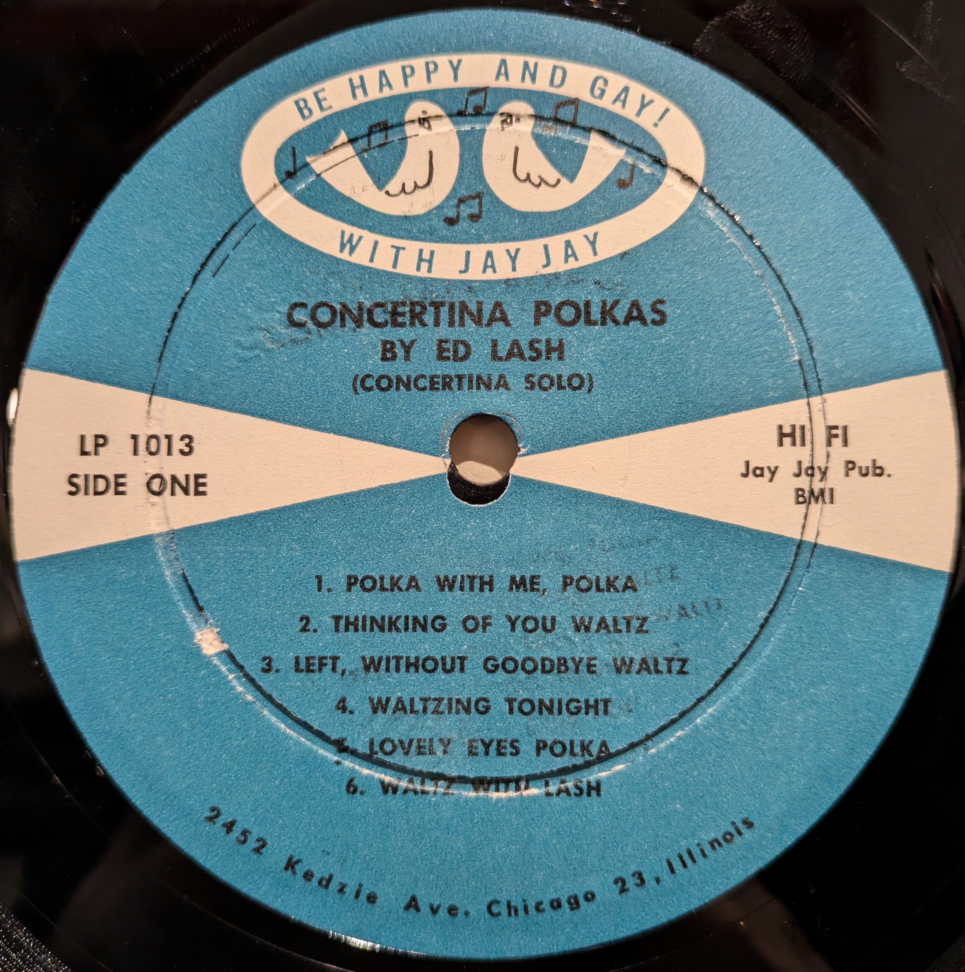 Eddie Lash - Hi-Fi Concertina Polkas *SHRINK* | Very Good (VG) Near Mint (NM)