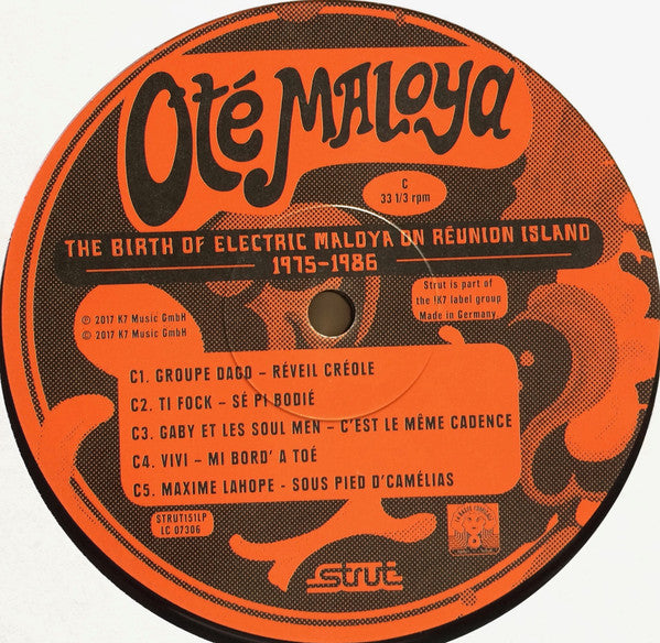 Oté Maloya (The Birth Of Electric Maloya On Reunion Island 1975-1986) | Mint (M) Mint (M)