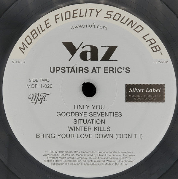 Upstairs At Eric's (MFSL VINYL) | Mint (M) Mint (M)