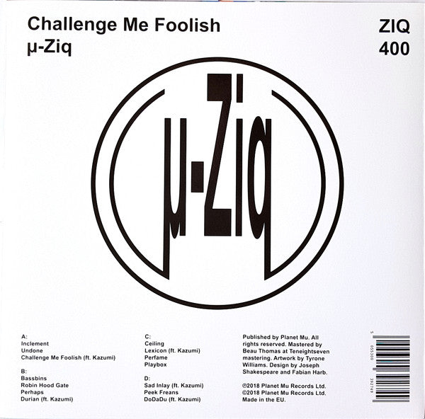 Challenge Me Foolish (2xVINYL) | Mint (M) Mint (M)